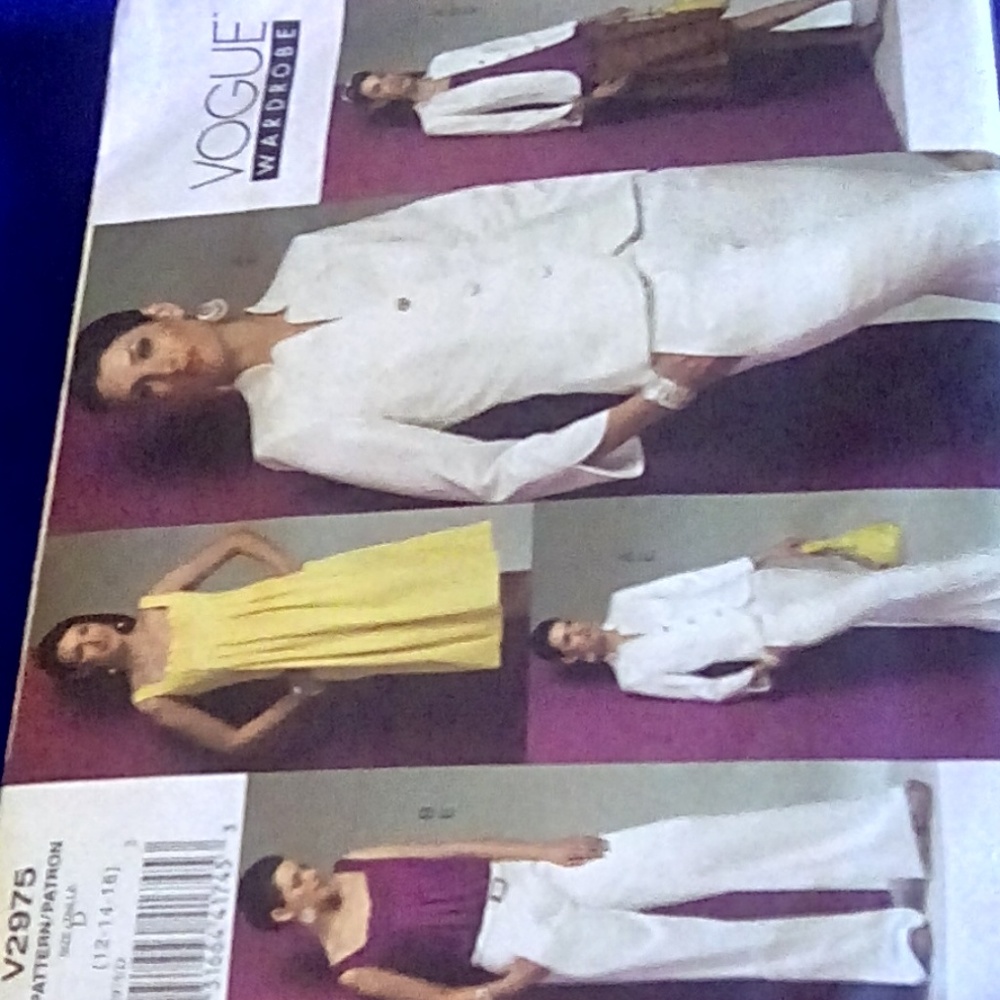 VOGUE Wardrobe Sz 12-16 Dress Pant Top Dress